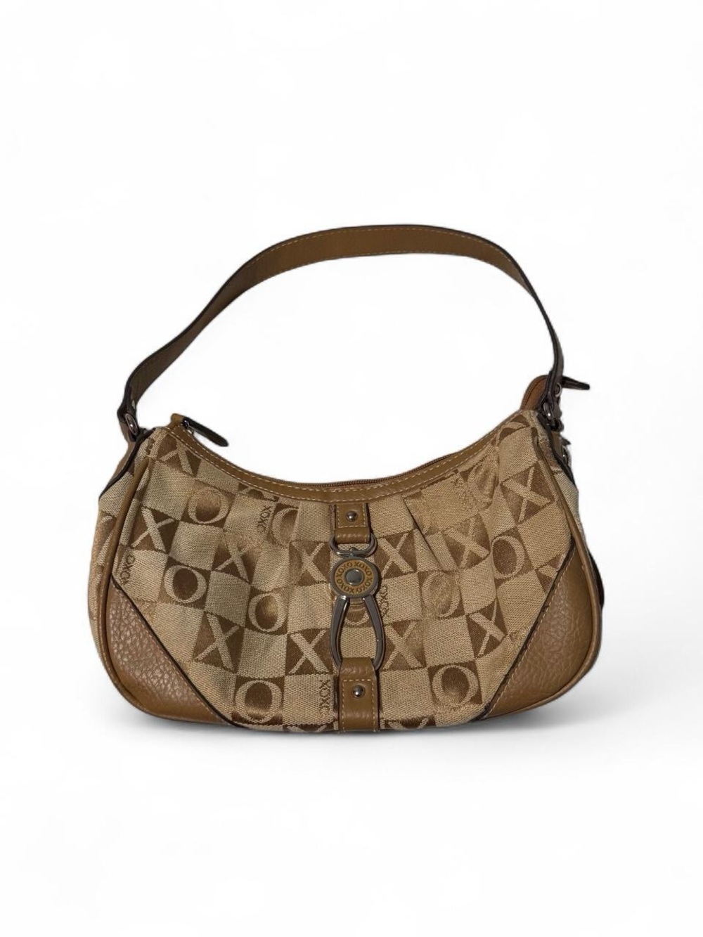Y2K XOXO tan & brown handbag
